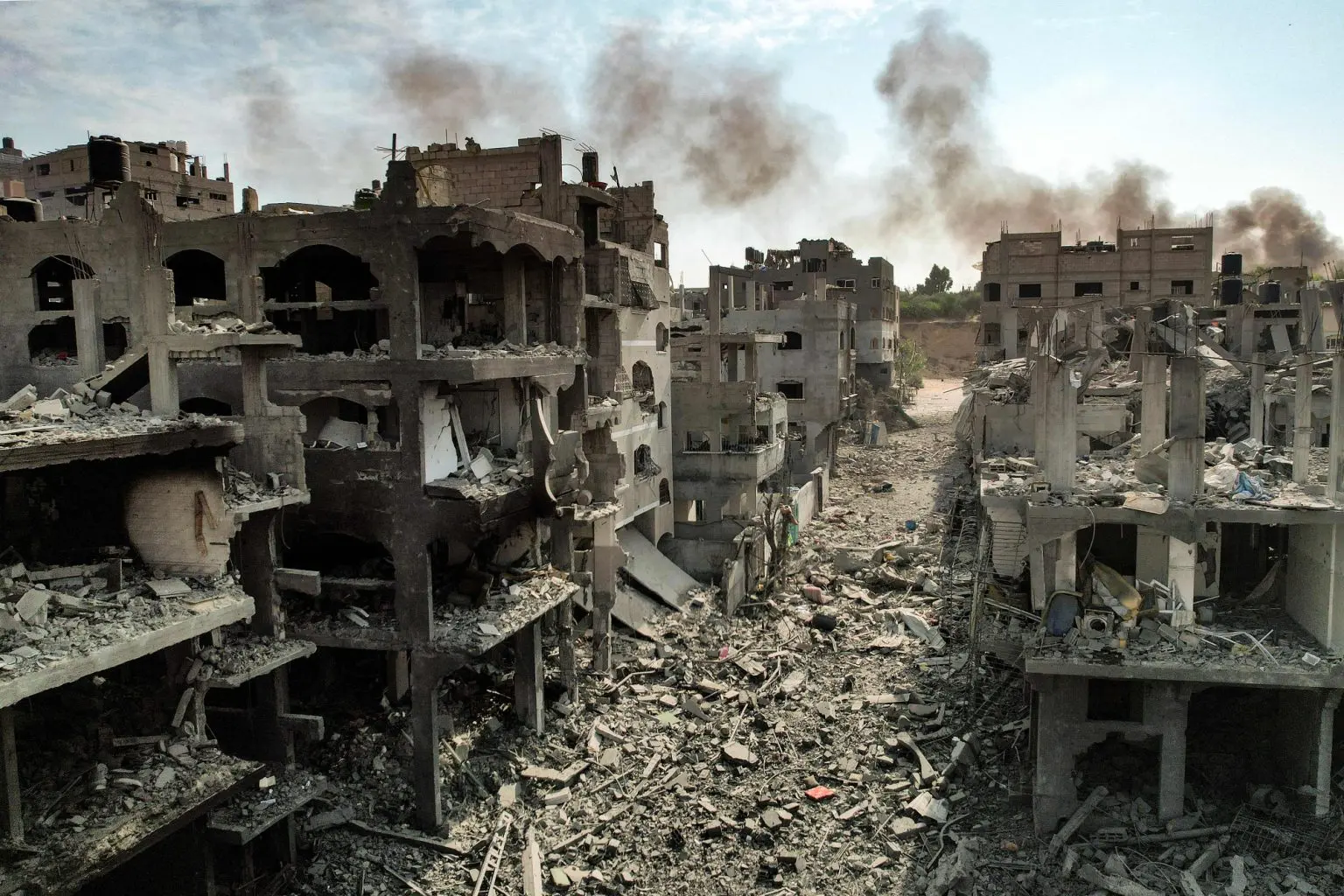 Aftermath of Israel's airstrikes on Gaza