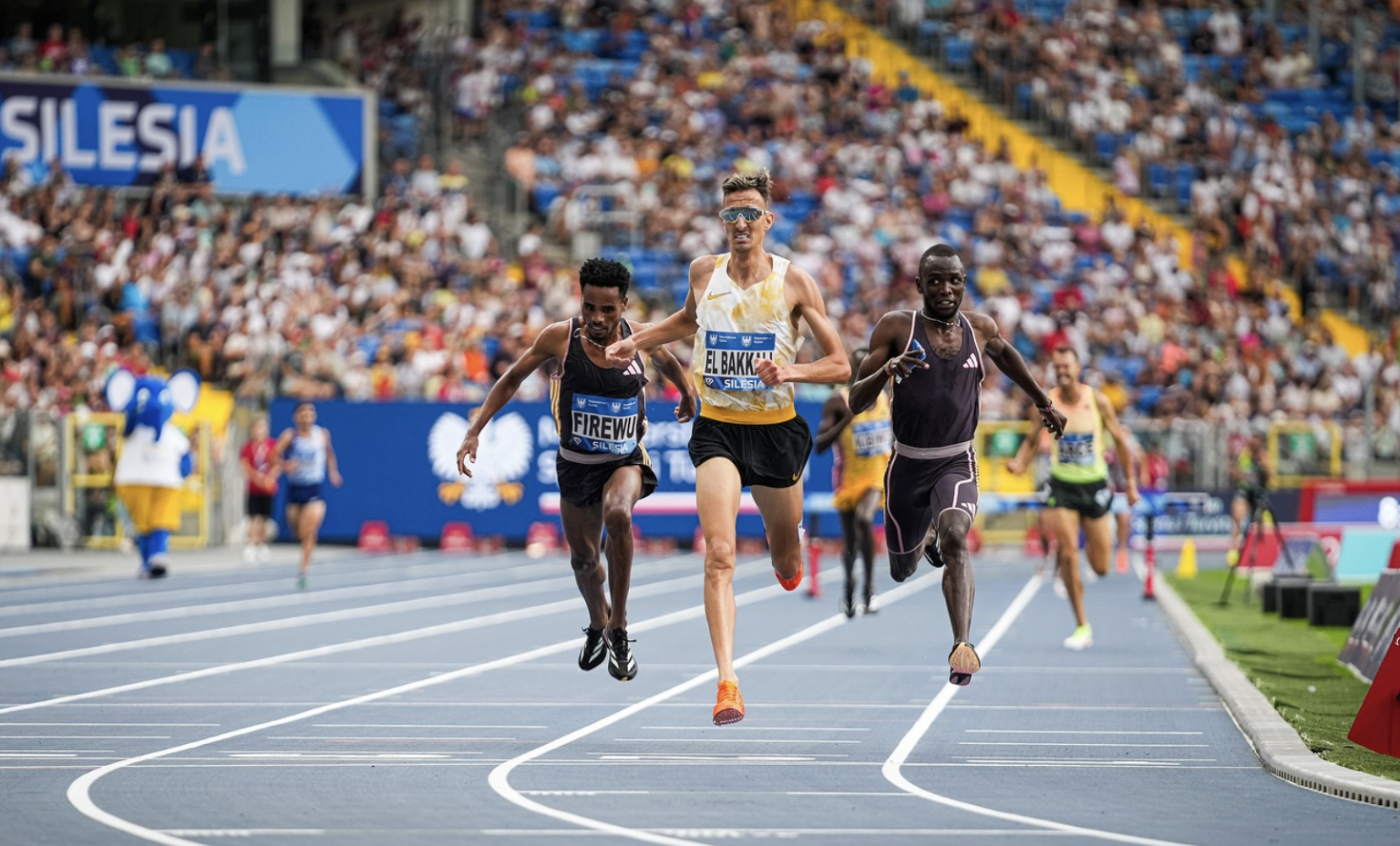 Soufiane El Bakkali at the Steeplechase at Silesia Diamond League. Photo Credit: Instagram/soufianeelbakkaliofficiel