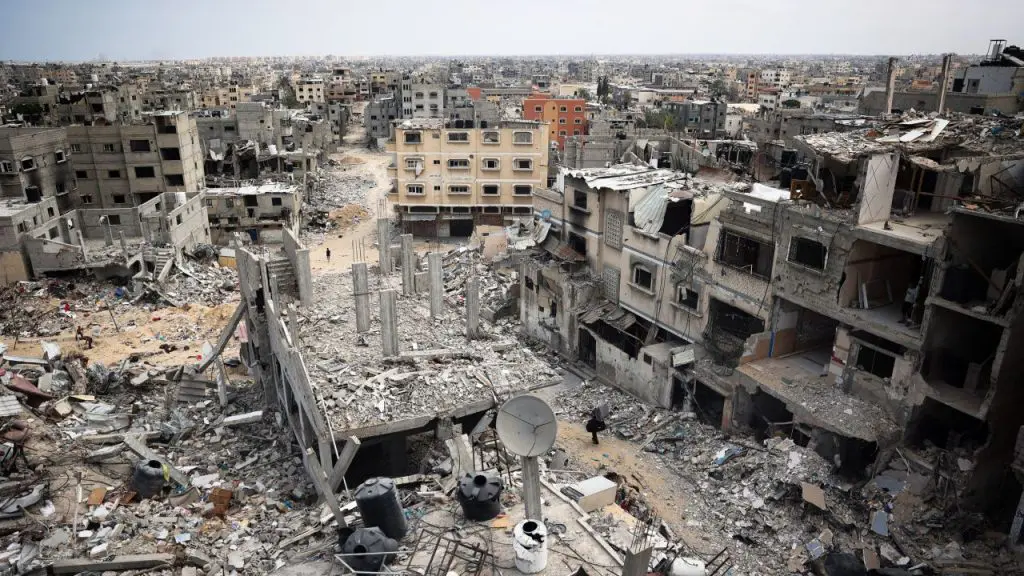 Aftermath of Israel's airstrikes in Gaza