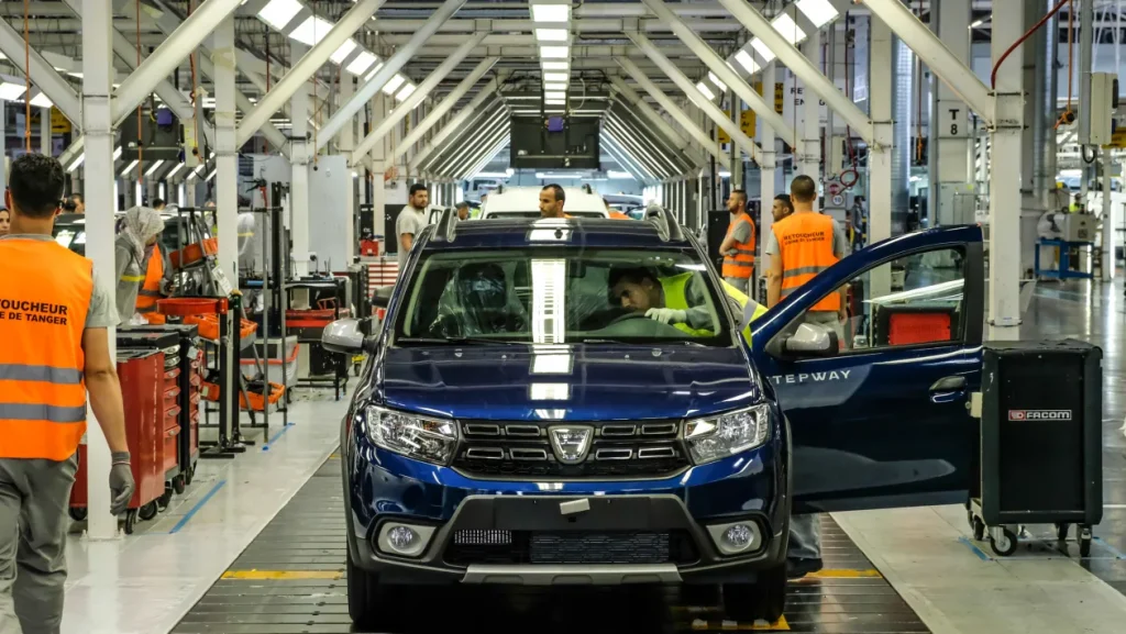 Dacia manufacturing plant in Tangier.